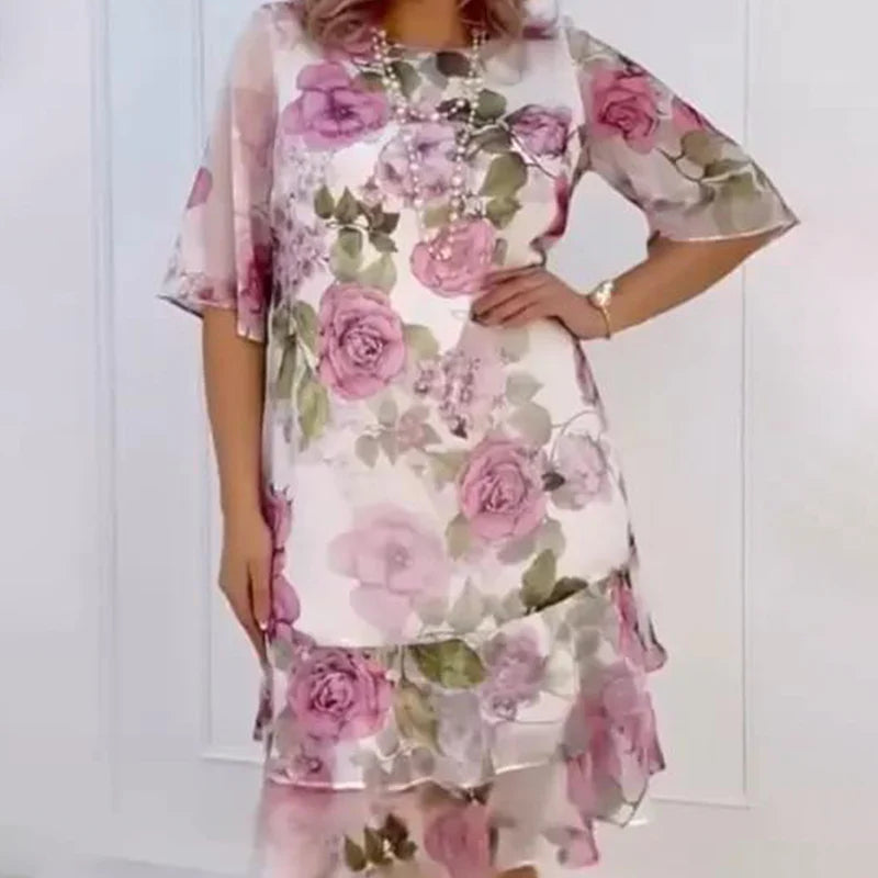 【S-5XL】💜 Nowa modna sukienka szyfonowa